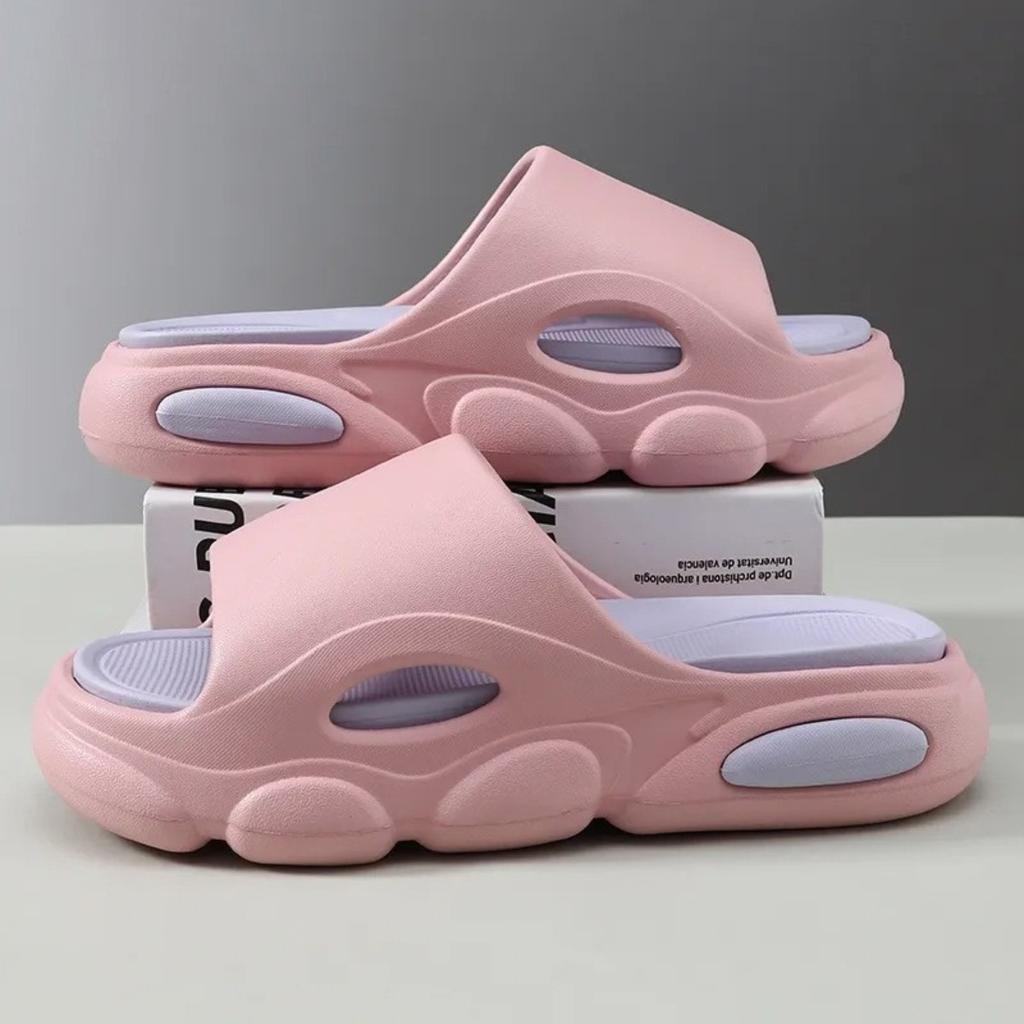 Thick Soled, Men's Slippers, Summer, Height Increasing, Wear-resistant, Non Slip, Home Slippers, Sandals, Sandals
