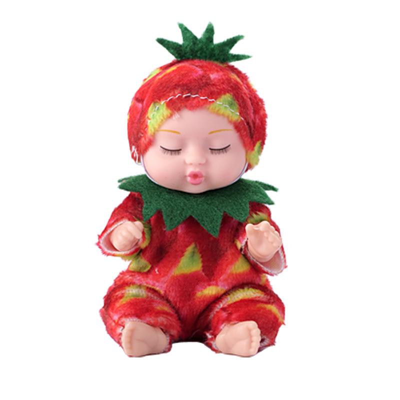 1Pc Cute Sleeping Reborn Dolls, Mini Reborn Doll Pvc Dolls Girls' And Children'S Toys Reborn Baby Doll