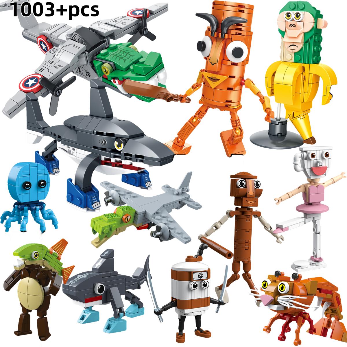 

Тунг Тунг Сахур Маразм Животные Конструктор Тралалело Тралала АкулаКирпичики Игрушка Подарок для Детей Малышей детские игрушки no original box