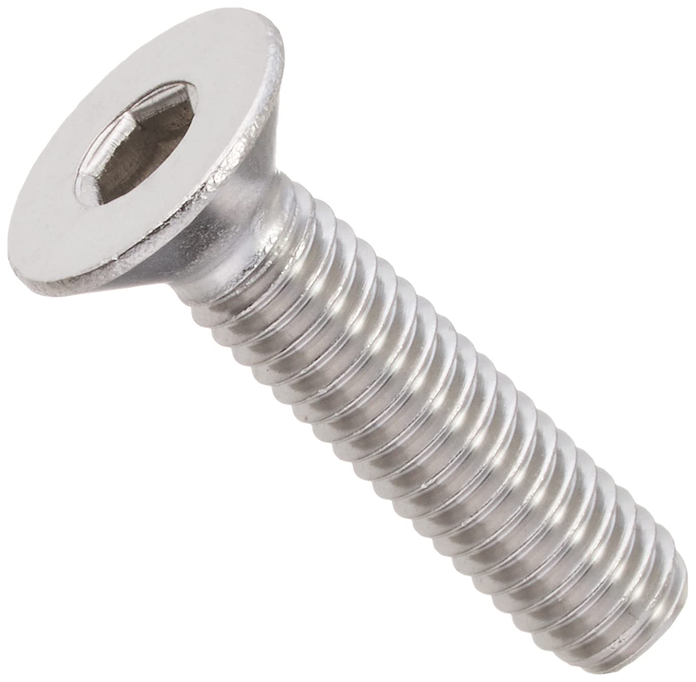 KITACO Flat Cap Bolt (Stainless Steel) M6 x P1.0 x 6×25 серебряный
