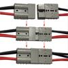 50A Wire Harness Plug Quick Connection Adapter Connector Fit for Solar Car Battery 10AWG Power Automotive Adapter Cable