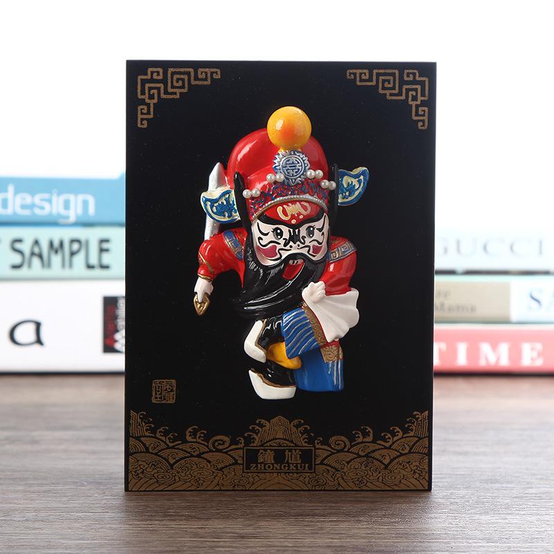 China Traditional Peking Opera Facial Makeup Ornaments Business Gift Souvenirs Home Decor Crafts Wedding Birthday New Year Gift