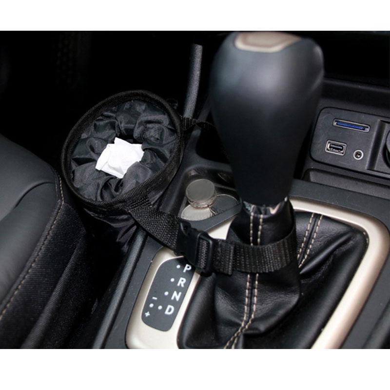 Car Trash Bag Reusable Washable Versatile Deformation Proof Hanging Back Seat Garbage Bag Trash Can