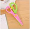 1pcs Children's Paper-cut Anti-pinch Hand Safety Scissors All Plastic Straight Edge Scissors Kindergarten Diy Handmade Scissors