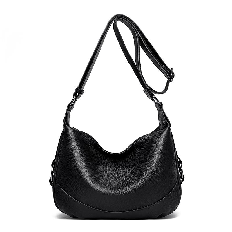 

Сумки из натуральной кожи для женщин, сумка через плечо, большая вместительная сумка, повседневная мягкая, роскошная женская сумка