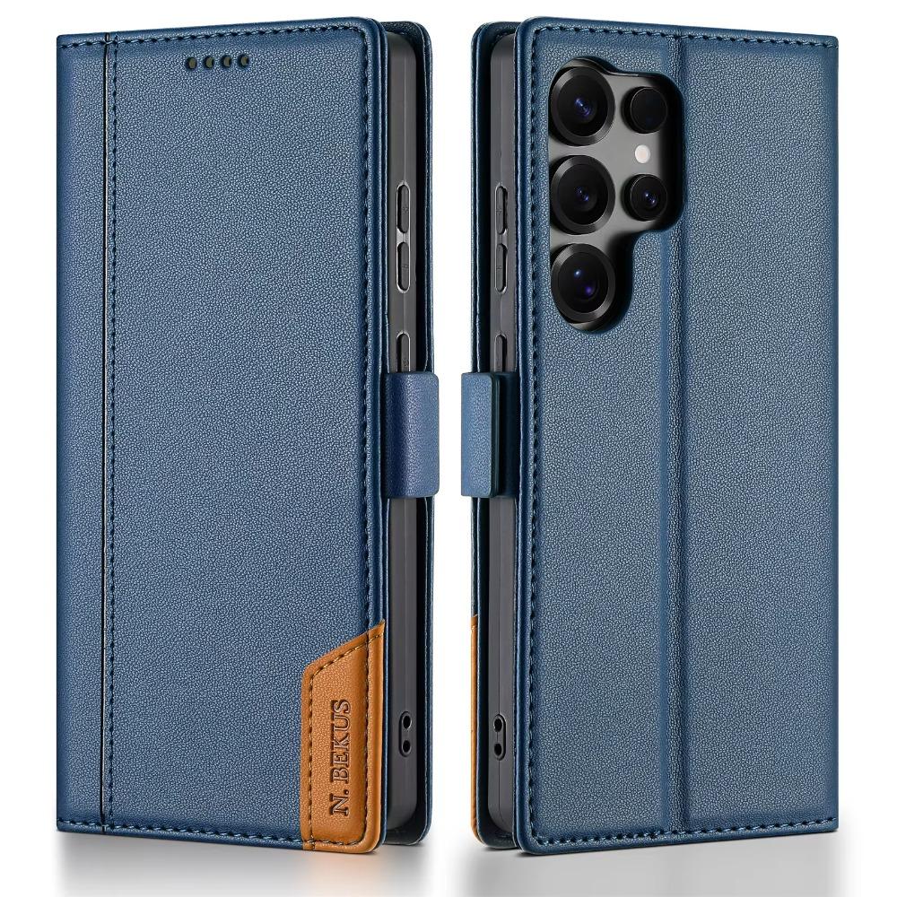 RFID Blocking Card Slot Holder Wallet Flip Phone Case For Samsung Galaxy S25 Ultra S24 Plus S23 S22 A06 A16 A26 A36 A56 A17 A55