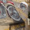 Motorcycle Highway Retro Style Chiffon Sheer Curtains For Living Room Bedroom Home Decoration Window Voiles Tulle Curtain