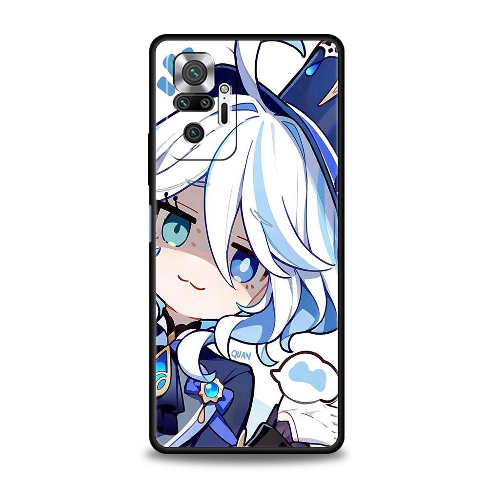 

Чехол для телефона Genshin Impact Милая Фурина для Xiaomi Redmi Note 14 13 12 5G 11 10 Pro Plus 4G 9S 9 14C 13C 12C 10C 9C 9A Redmi Note 14 Pro5G