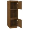 Vidaxl Cabinet, Honey Brown, 38X35X117 Cm, Solid Pine Wood