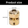 Weather Resistant Brass Water Joint 4 6 8Inch Pipe Quick Release Coupling Suitable For Car Cleaning Gardening Equipment