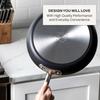 All-Clad HA1 Hard Anodized Nonstick Frying Pan Set - 3-Piece Cookware Set: 8-Inch, 10-Inch, and 12-Inch Skillets with Lids, Induction Safe, Oven Safe