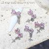 Nail Charms Exquisite 3D Accessories with Zircon DIY Nails Art Manicures for Salon or Home Use