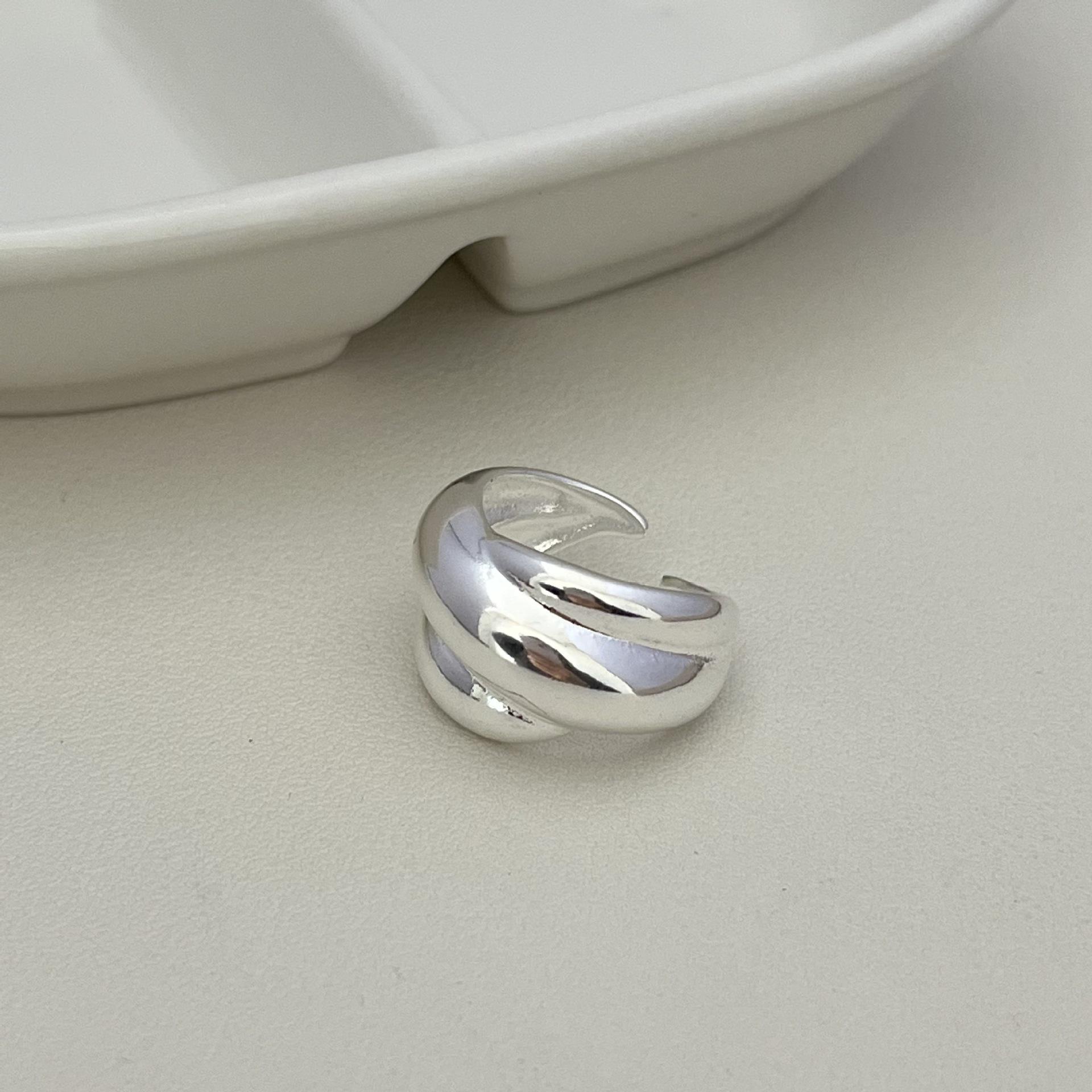 Modern Minimalist Adjustable Spiral Ring - High-Grade Open Band for Daily Wear Adjustable Open