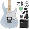 Pacifica 112VM Electric Guitar Ice Blue 14-Piece Beginner Set with GA15II Amplifier