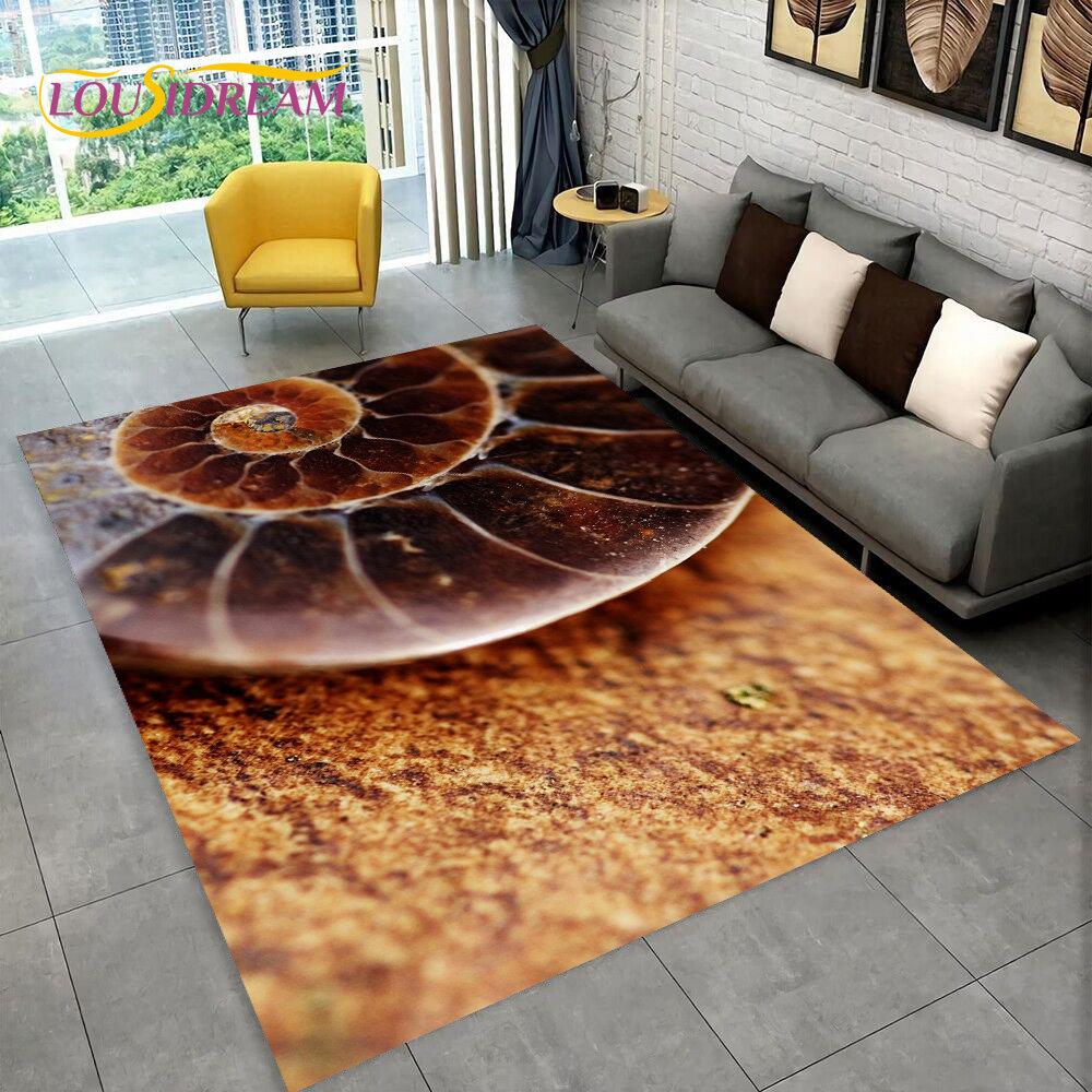 Animal Dinosaur Fossil Series 3D Area Rug,Carpet Rug for Home Living Room Bedroom Sofa Doormat Kitchen Decor,Non-slip Floor Mat