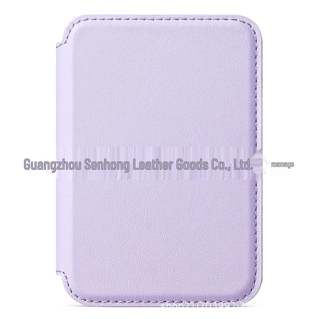 Portefeuille et support magnétique en cuir MagSafe pour iPhone