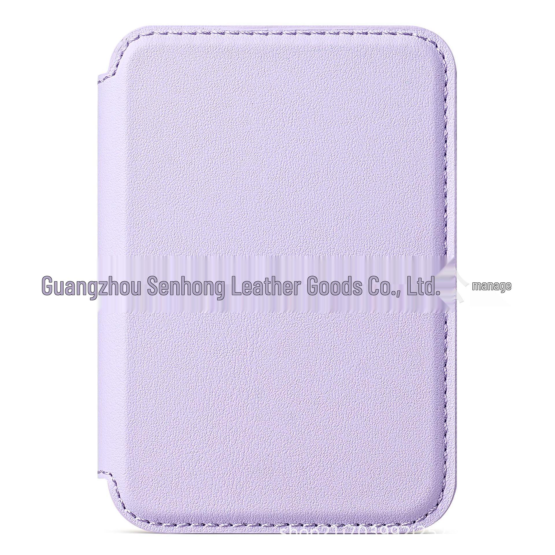 Кожаный магнитный кошелек-подставка MagSafe для iPhone MagSafe Strong Magnetic (OPP Bag)