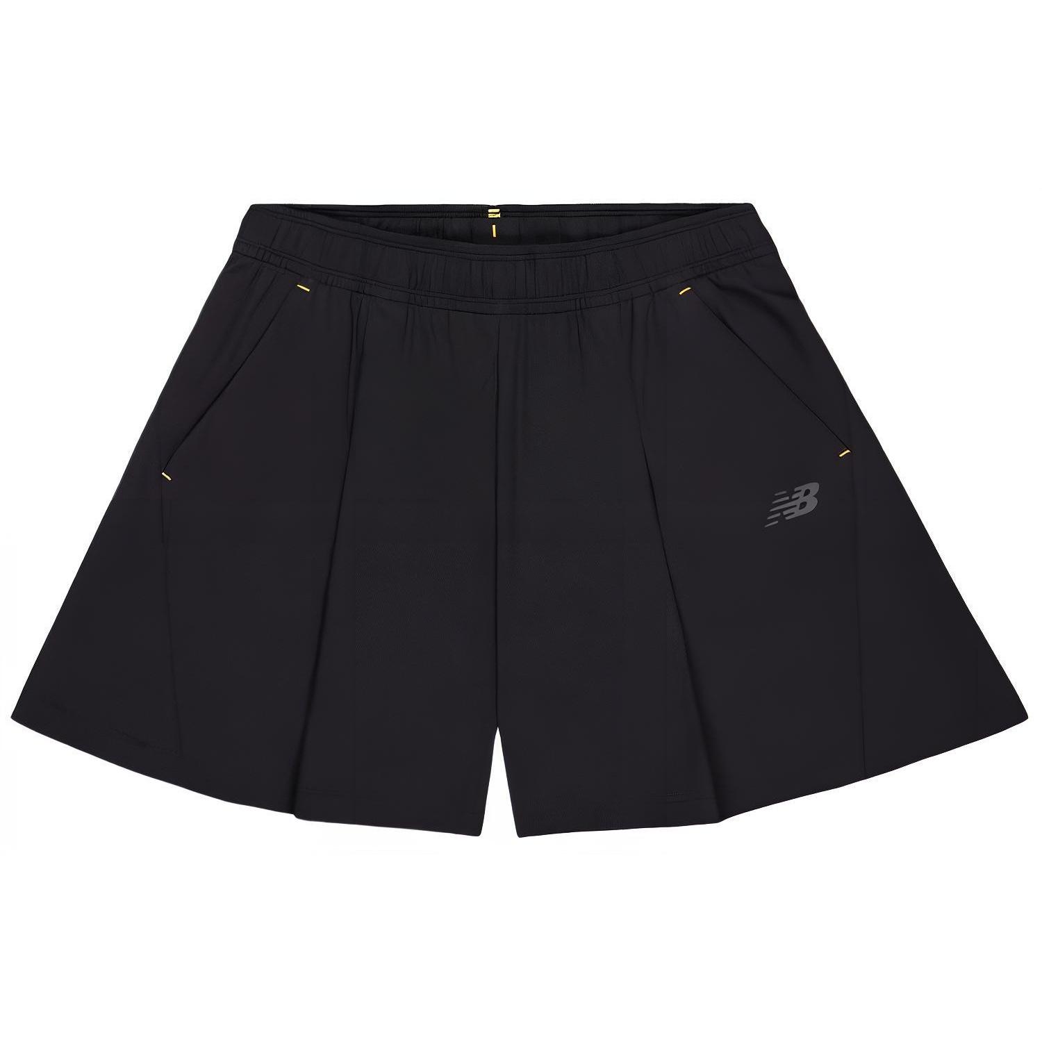(WMNS) New Balance Small NB Logo Woven Short Asia Sizing Black Women s NVE24232-BK S