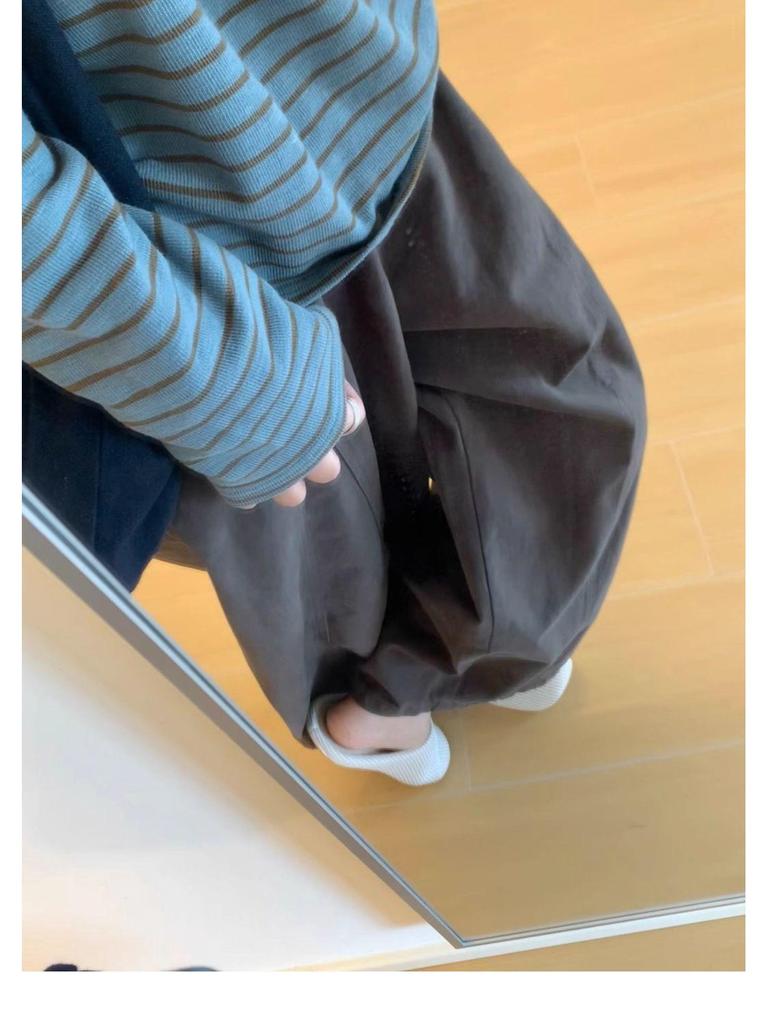 Japanese High-Waisted Casual Balloon Pants for Petite Individuals - Autumn Relaxed Style