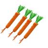 1/5pcs Cat Toy Interactive Bells Simulation Carrot Bite Resistant Self Teeth Cleaning Bite Resistant Cat Accessories