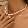 Starfish Necklace Accessories Female Dopamine Seaside Jewelry Retro Beaded Neck Chain Premium Temperament Niche Clavicle Chain
