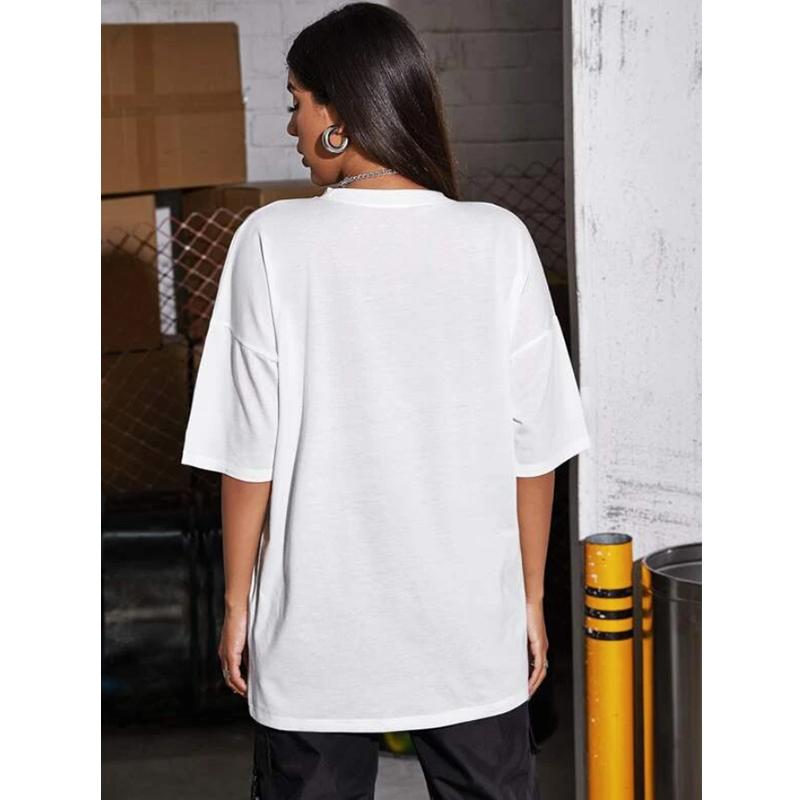 Buy Summer Women Oversized Car Slogan 