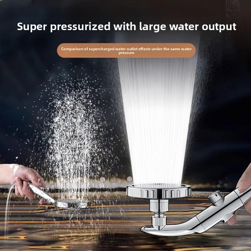 Högtrycksduschhuvud med filter Handhållet Vattenbesparande Spridare för Badrum Spa Massage Tillbehör Avtagbart Munstycke Dusch