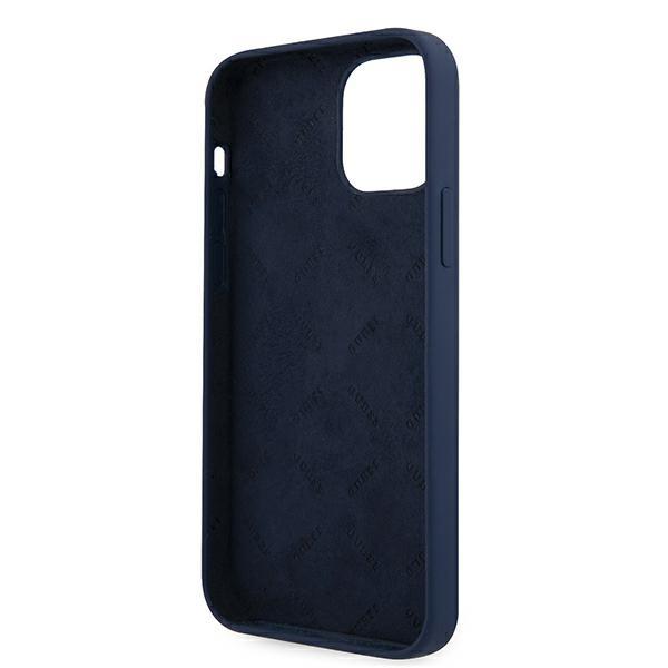 Guess Guhcp12Slsvsbl Iphone 12 Mini5,4 Niebieski/Blue Hardcase Script Vintage