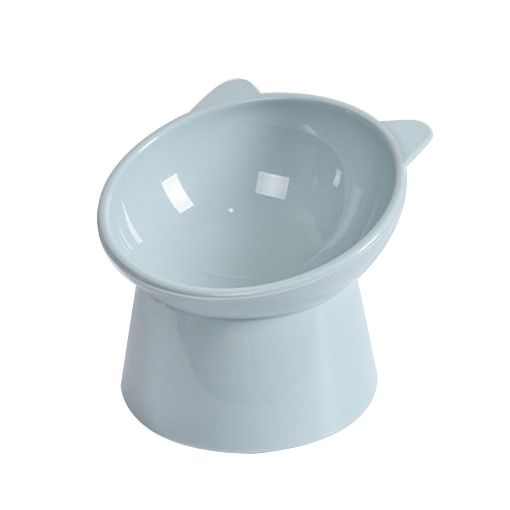 Raised Cats Bowls Small Dog 45° Tilted Dish with Stand Feeders for Dog Cats