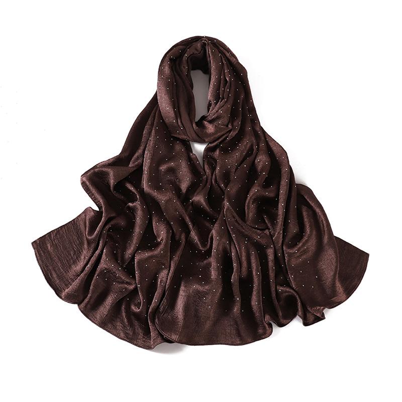 Muslim Chiffon Solid Color Hijab Scarf For Women Hijabs Scarves Squane Head Wrap Jersey Hijabs Islamic Turban Headband Shawl