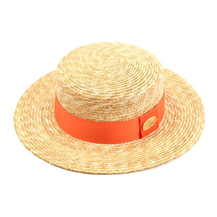 Yunibeosyeolkemiseuteuli Kangkang Orange Line Panama Hat Panama Hat