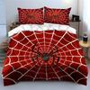 "Spider web-Themed Set for Decoration" Exquisite Three-piece Bedding Set Gift for Kids and Adults
