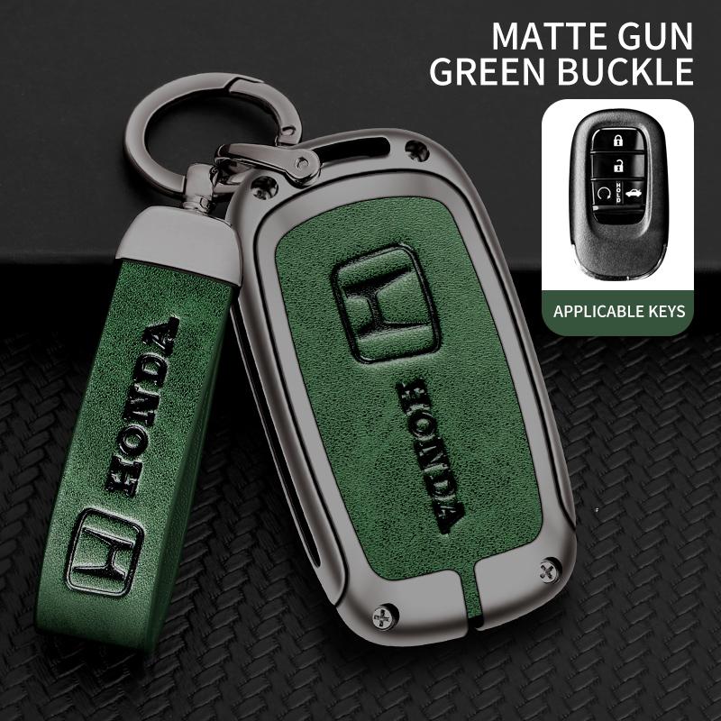 Fashion Car Key Case Cover for Honda Crv Binzhi Ling Pai XRV Xiangyu Smart Remote Protector Keychain Interior Accessories