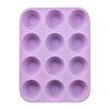Stampo in Silicone per Muffin e Torte da 12/24 Tazze - Antiaderente, Resistente alle Alte Temperature, Strumento da Forno