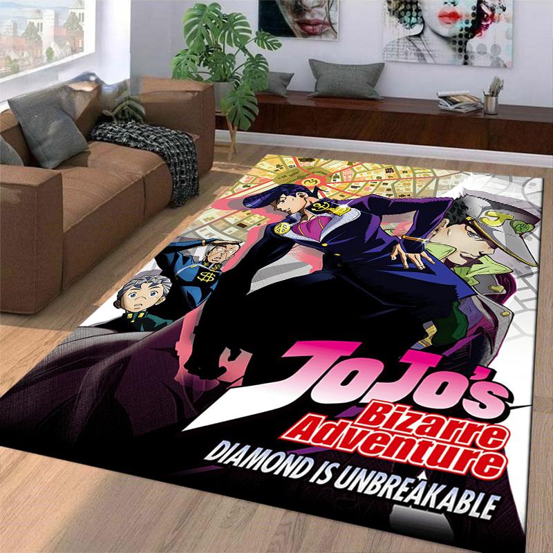 JoJo's Bizarre Adventure Diamond is Unbreakable Poster Josuke Purple Suit; decorative accent carpet rug for hallway living room bedroom floor