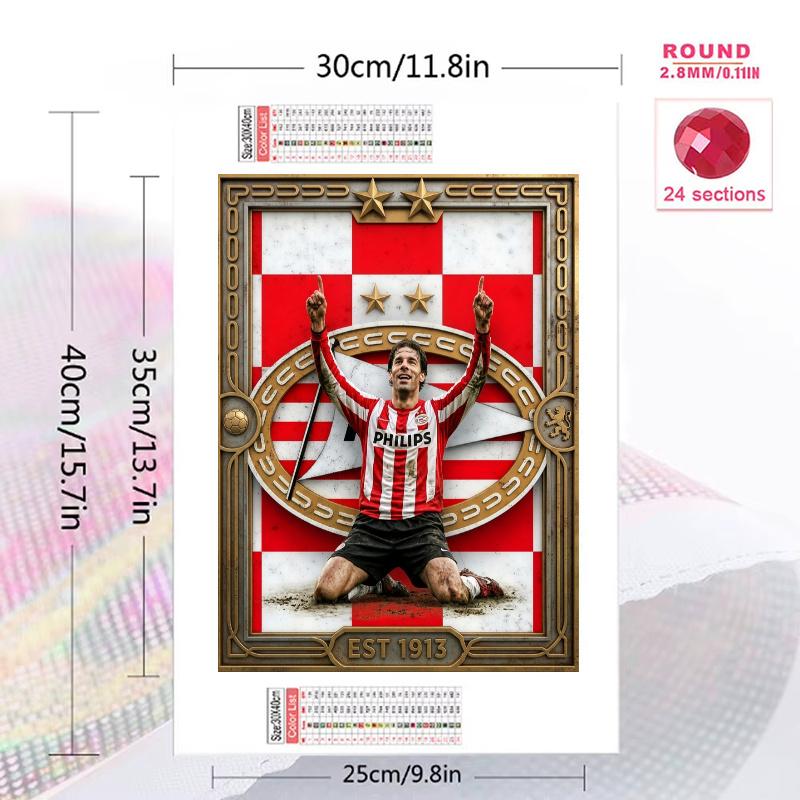 PSV 100% Round Full Drill 5D DIY Diamond Painting Embroidery Cross Stitch Rhinestone Décor