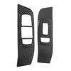 Window Control Switch Panel Trim Carbon Fiber Color Decorative Window Switch Panel for Cars