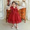Children's Christmas Princess Sequin Dress – Formal Mesh Puffy Gown for Girls