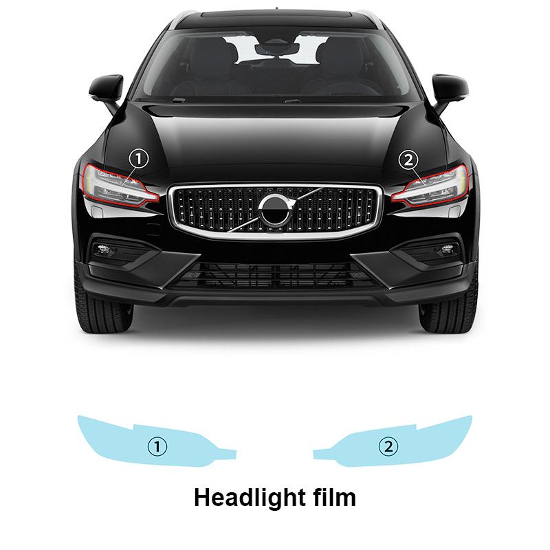

Volvo V60 TPU Защитная пленка для фар и зеркал, на заказ TPU Headlight Film