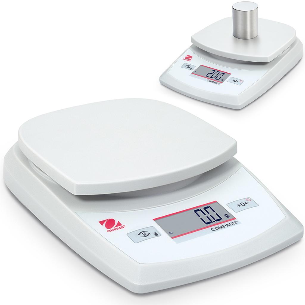 Universal technical laboratory scale with batteries COMPASS CR 5200g 1g OHAUS CR5200