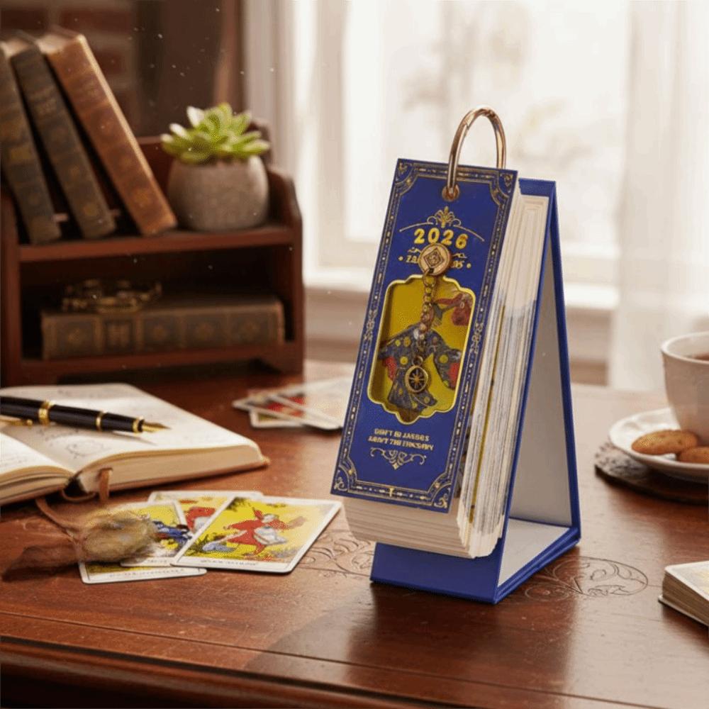 Vintage Oil Painting 2026 Card Calendar Inspirational Quotes Schedule Planner Home Decor