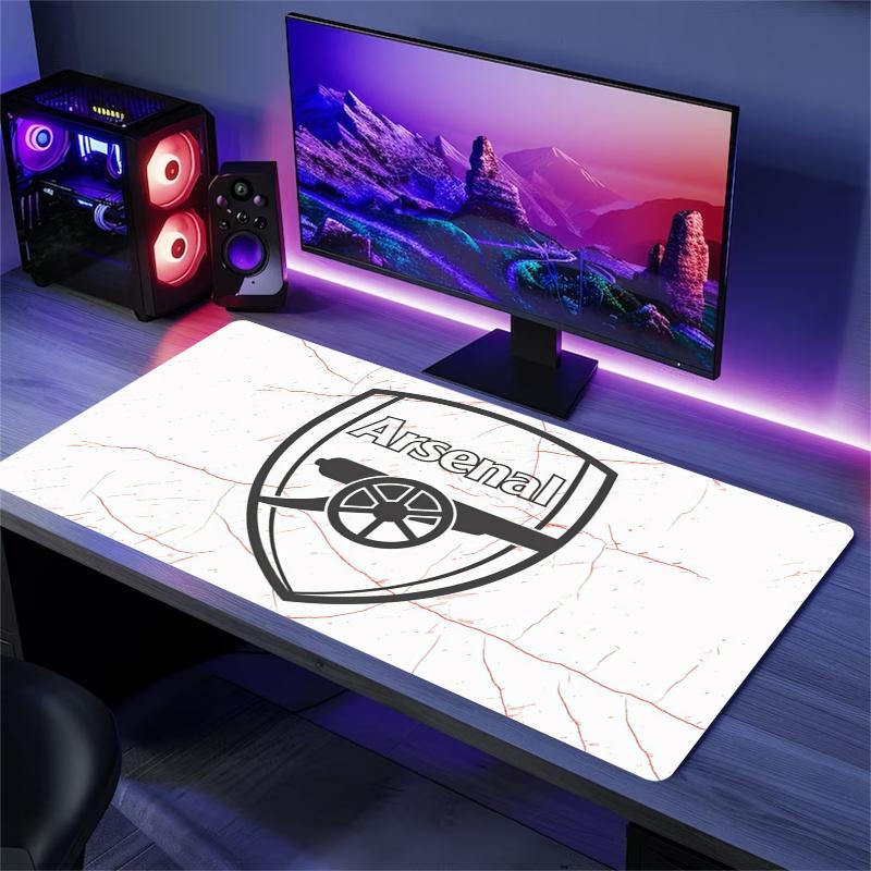 Arsenal Print Polštář Protiskluzová podložka pod notebook/tablet Velká podložka pod myš XXL Podložka pro Mini PC Hrací podložka S uzamčeným okrajem