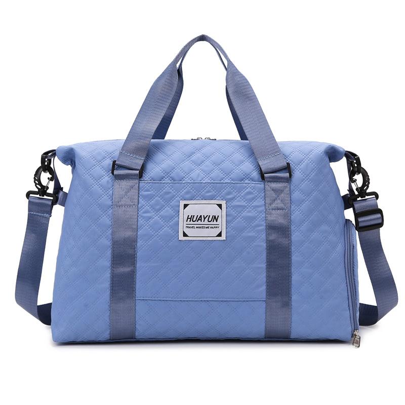 Casual travel bag Short-haul rhombus messenger handbag Large-capacity fitness bag Waiting for delivery Boarding storage Luggage bag