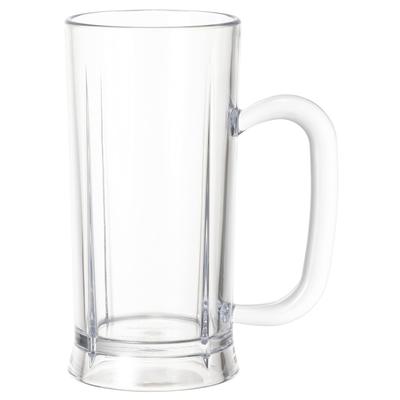 IJ Niezniszczalny Klasyczny Szklany Kufel do Piwa, 400ml, Można myć w zmywarce, Wyprodukowano w Japonii, Idealny do domu, restauracji, kawiarni, na przyjęcia i na zewnątrz. Elegancki
