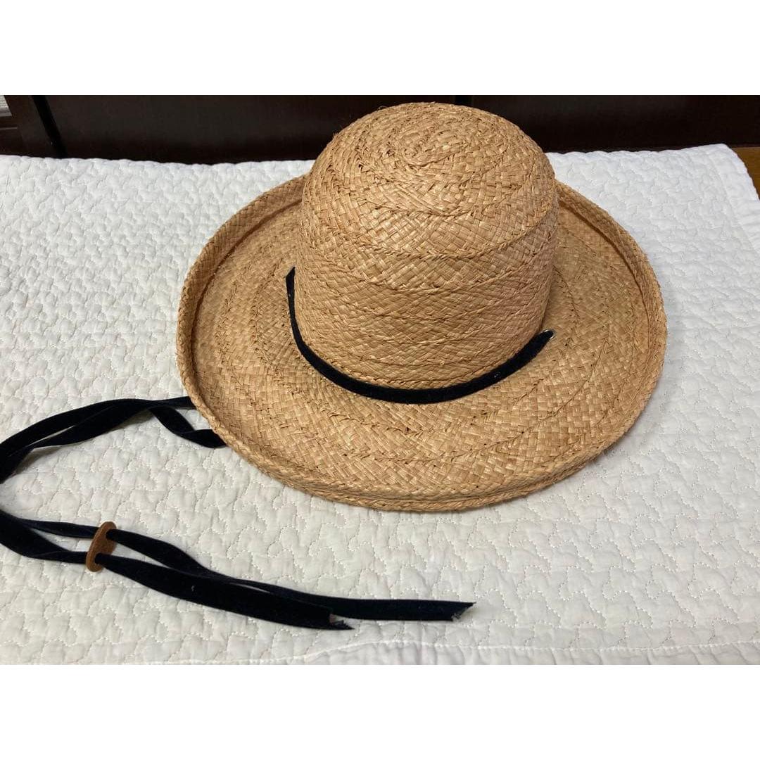 Used [Price reduction] HOLIDAY CA4LA Straw Hat Raffia Hat Made in Japan Good Condition