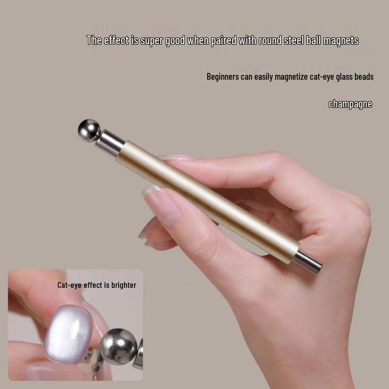 Cat Eye Gel Polish Magnet Pen - Double-Headed, Thickened, Multifunctional Nail Tool