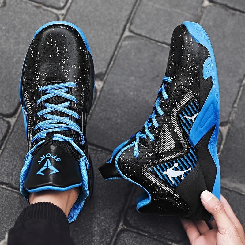 Schuhe für Herren Laufen Herren Rutschfeste Basketball Atmungsaktive Trainings Sportschuhe für Jungen Strapazierfähige Lauf-Sneaker