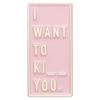 Colorful Chic Personalized Alphabet Pins Heart Shaped Alloy Brooches For Decoration