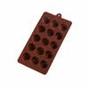 15 Hole Flower Shape Silicone Chocolate Mould Ice Cube Tray DIY Fondant Cookie Bake Dish Jelly Pudding Dessert Bakeware