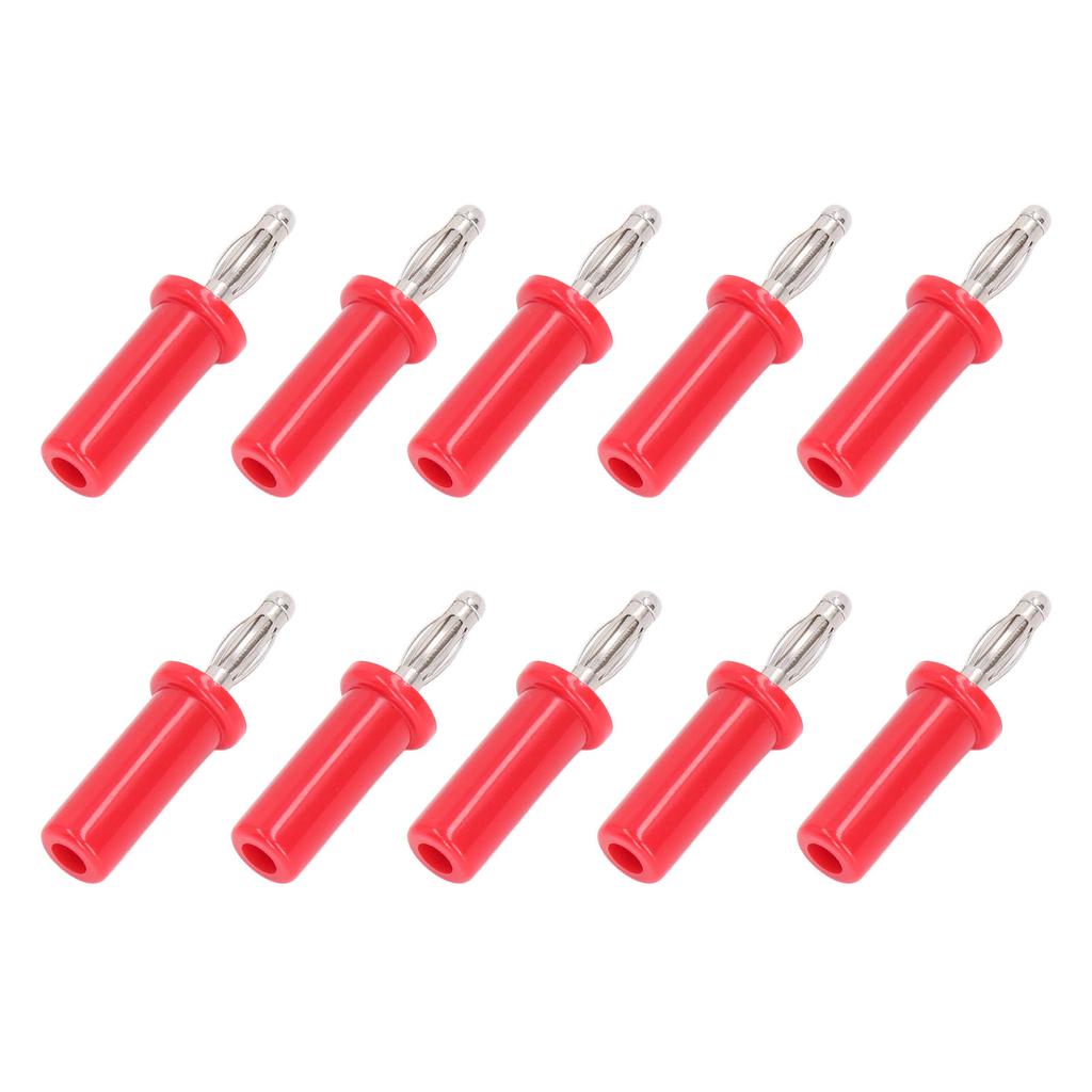10Pcs Lanterns Banana Plug Brass ABS Soldered Speaker Connector for Electronic Instruments 4mm